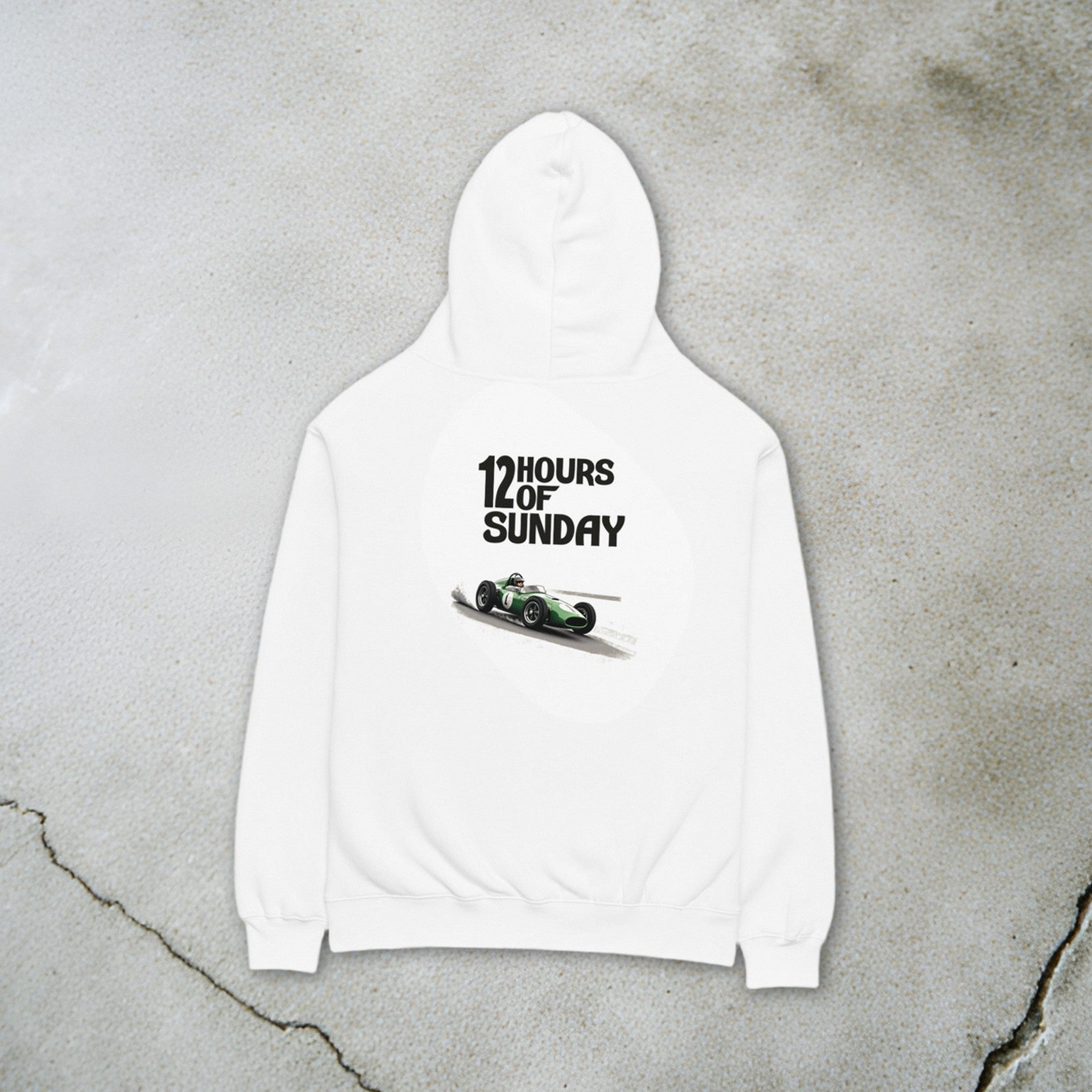 12 HOURS OF SUNDAY HOODIE shot flat