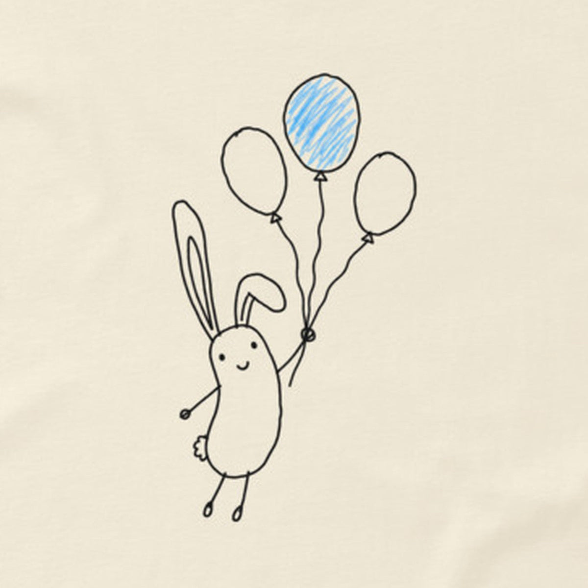 Balloon Bunny Tee detail