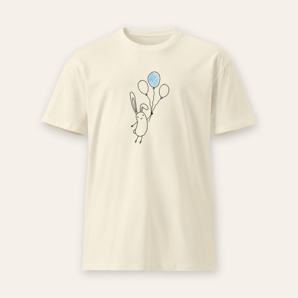Balloon Bunny Tee ghost