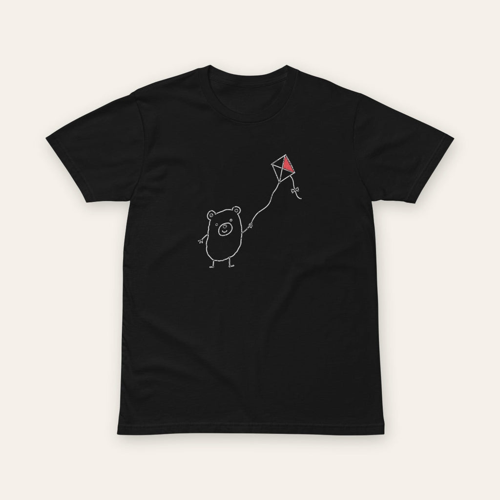 Bear and Kite Tee black