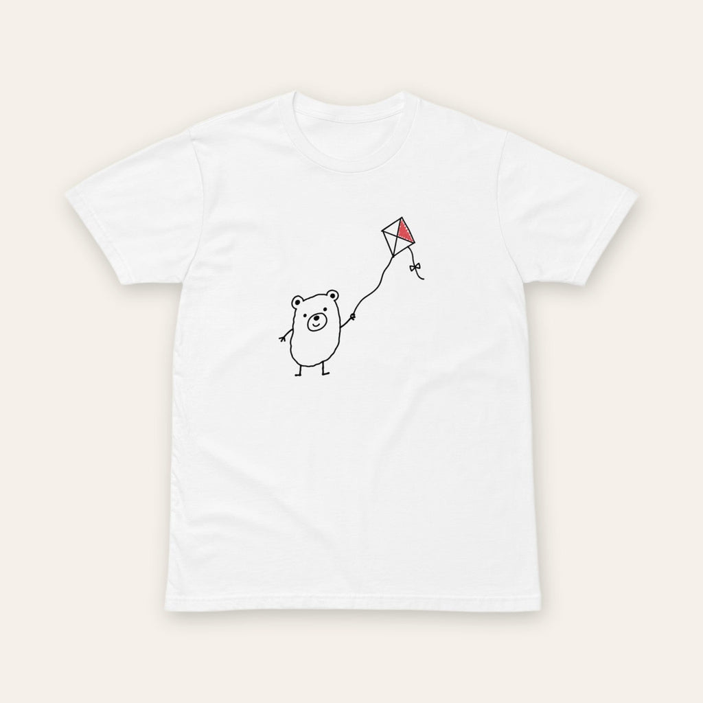 Bear and Kite Tee white