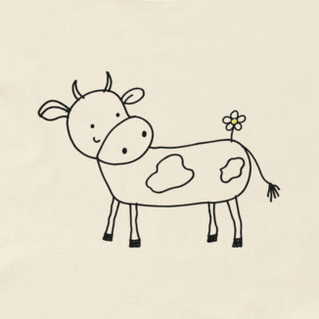 Cow Tee detail