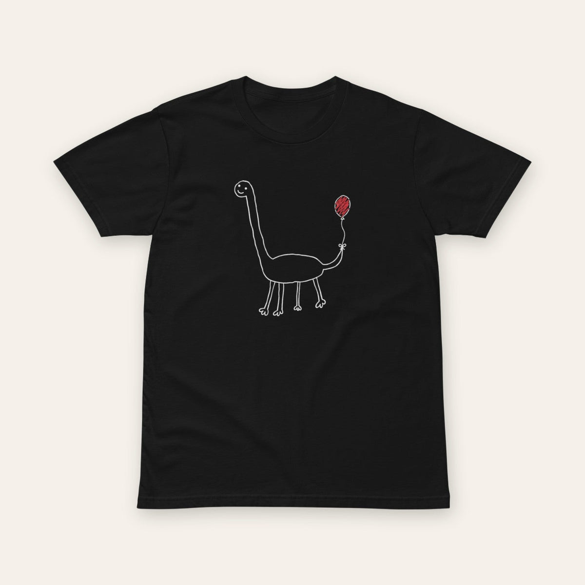 Balloon Dino Tee black
