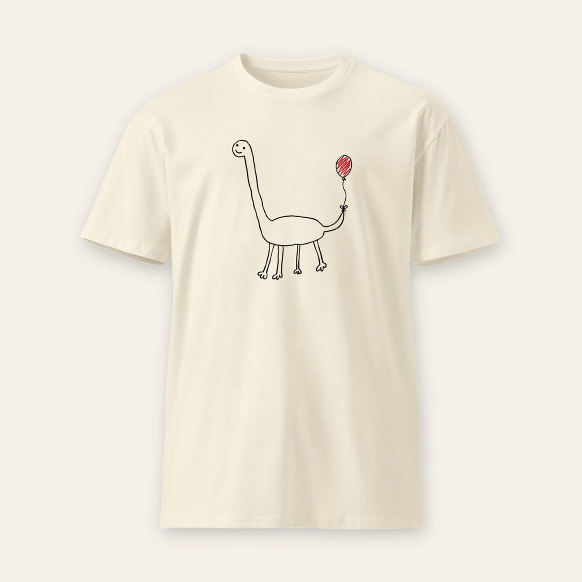 Balloon Dino Tee ghost