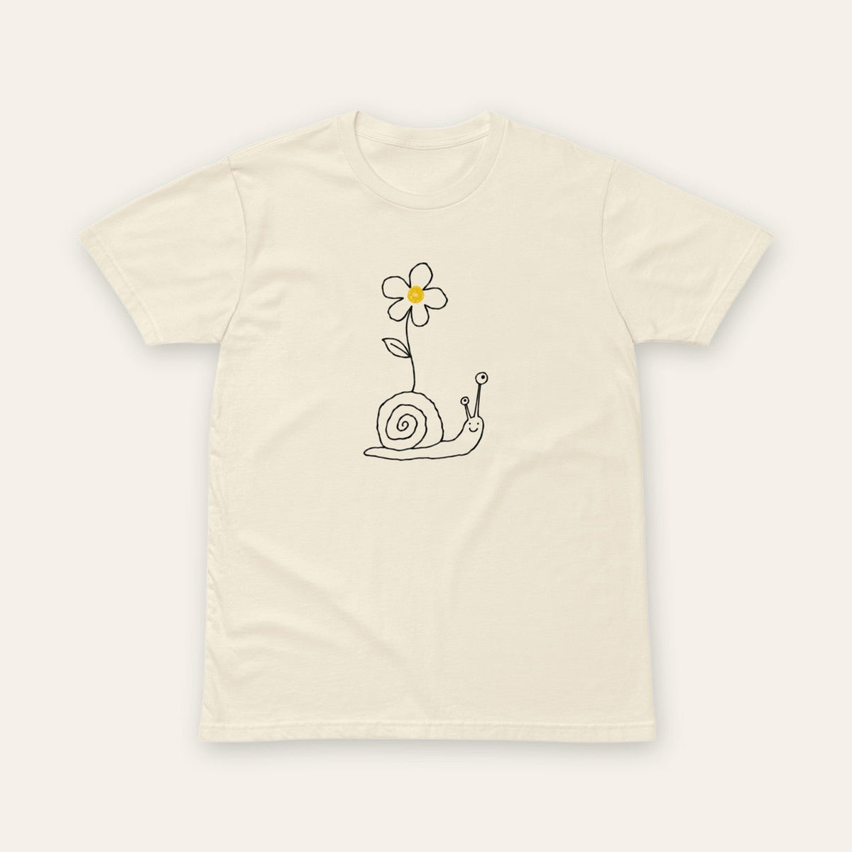 Flower and Snail Tee front