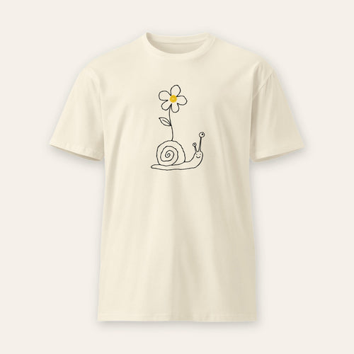 Flower and Snail Tee ghost