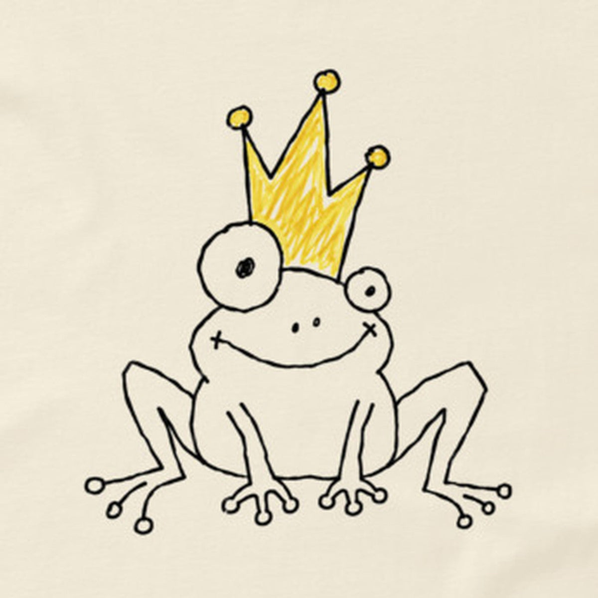 Frog King Tee detail