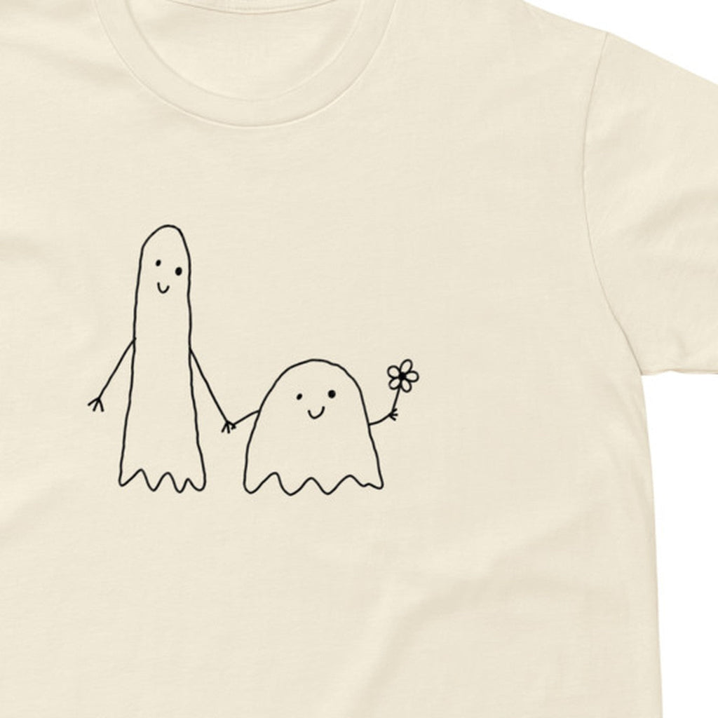 Ghost Friends Tee detail