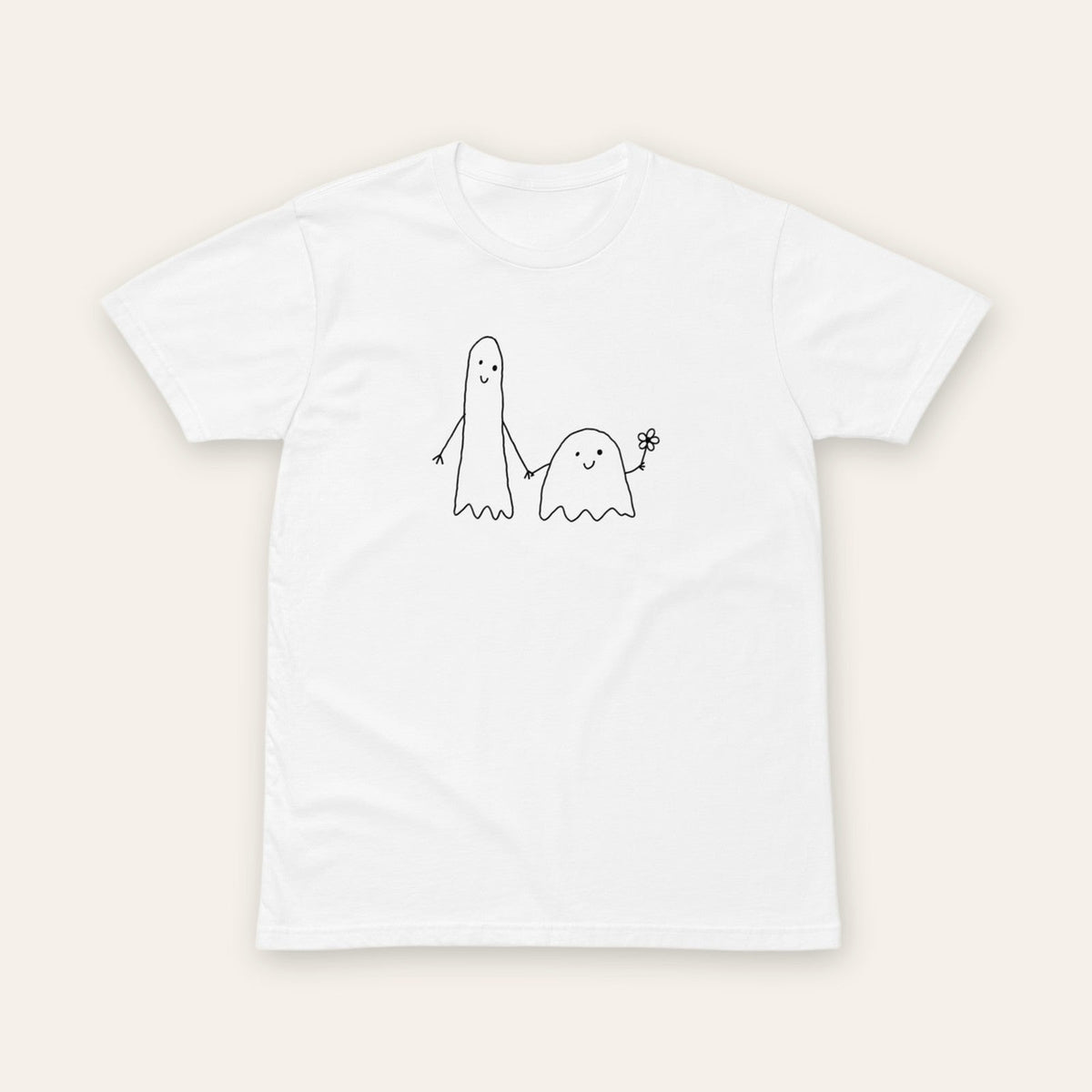 Ghost Friends Tee white