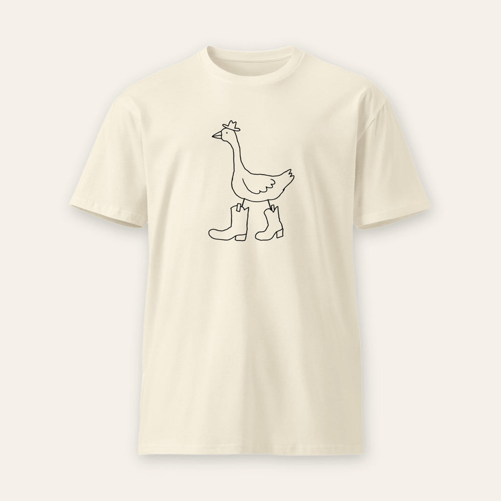 Goose in Boots Tee ghost