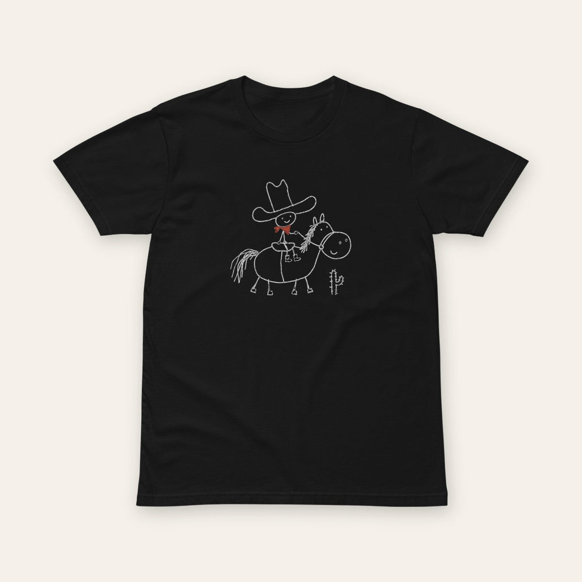 Little Cowboy Tee black