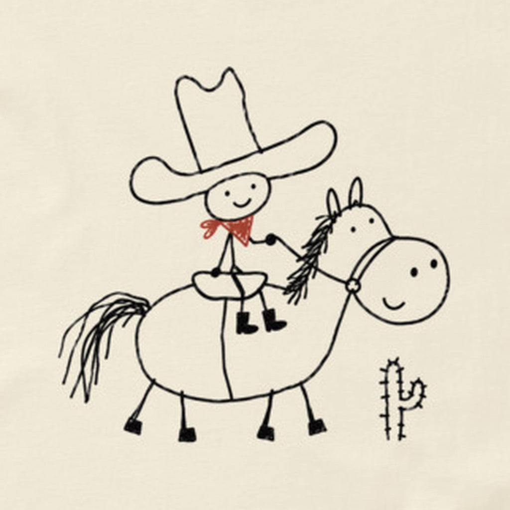 Little Cowboy Tee detail