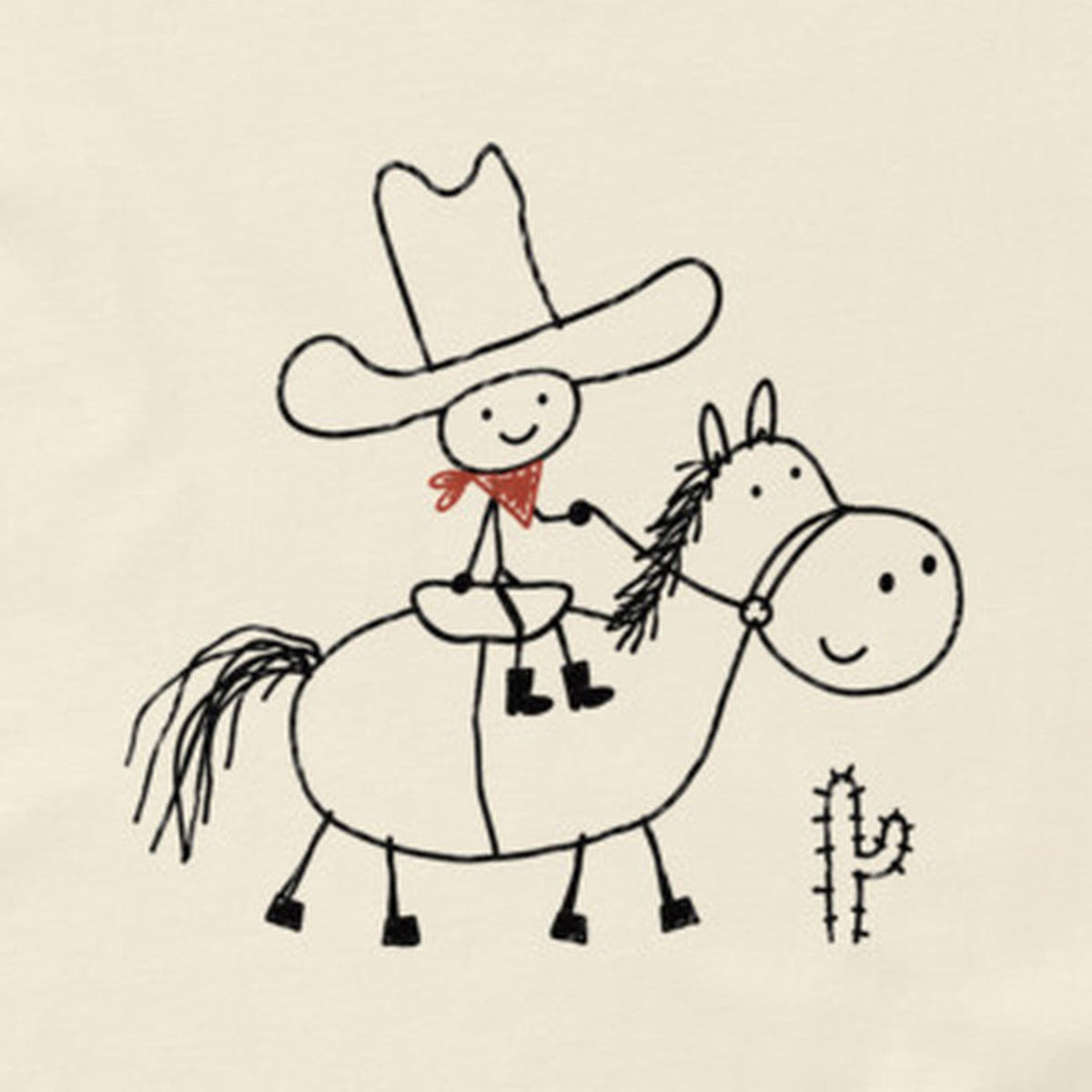 Little Cowboy Tee detail