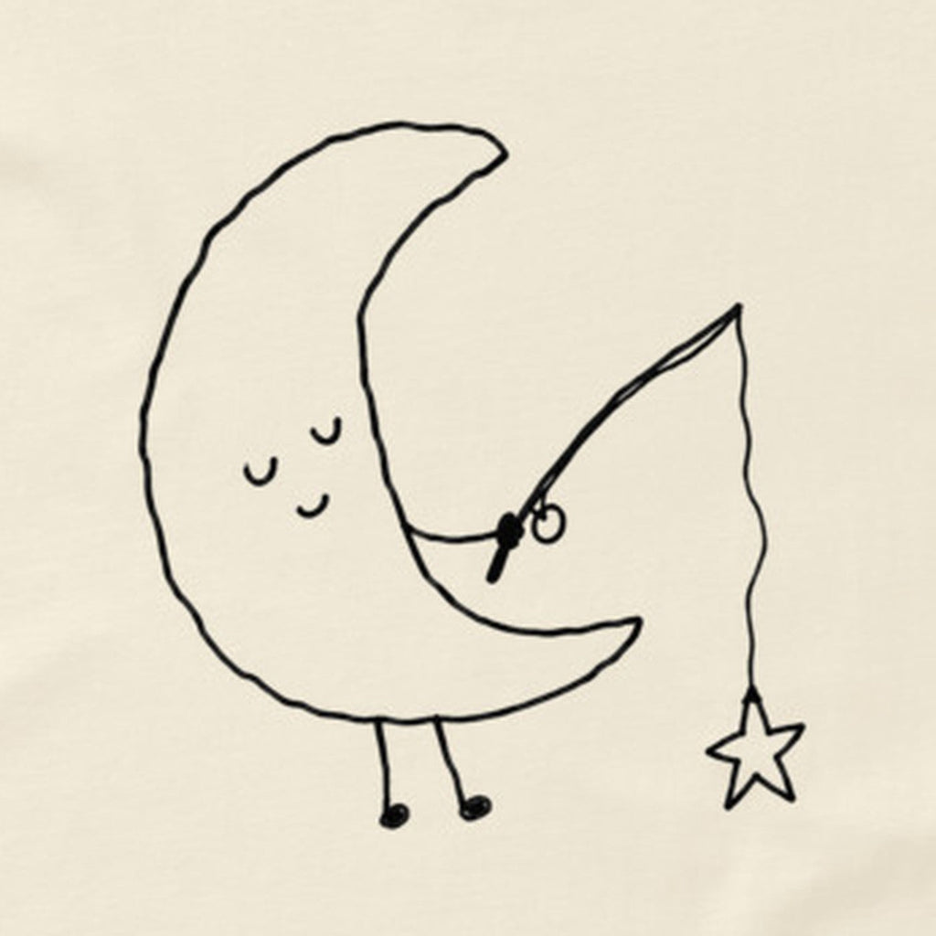 Moon Fishing Tee detail