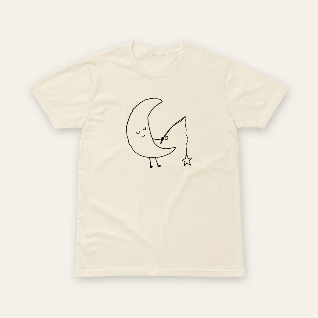 Moon Fishing Tee front