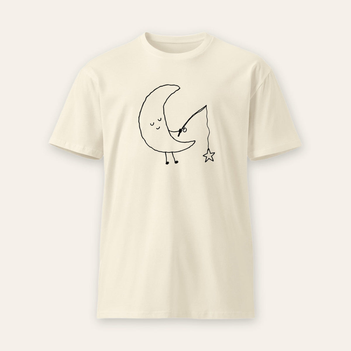 Moon Fishing Tee ghost