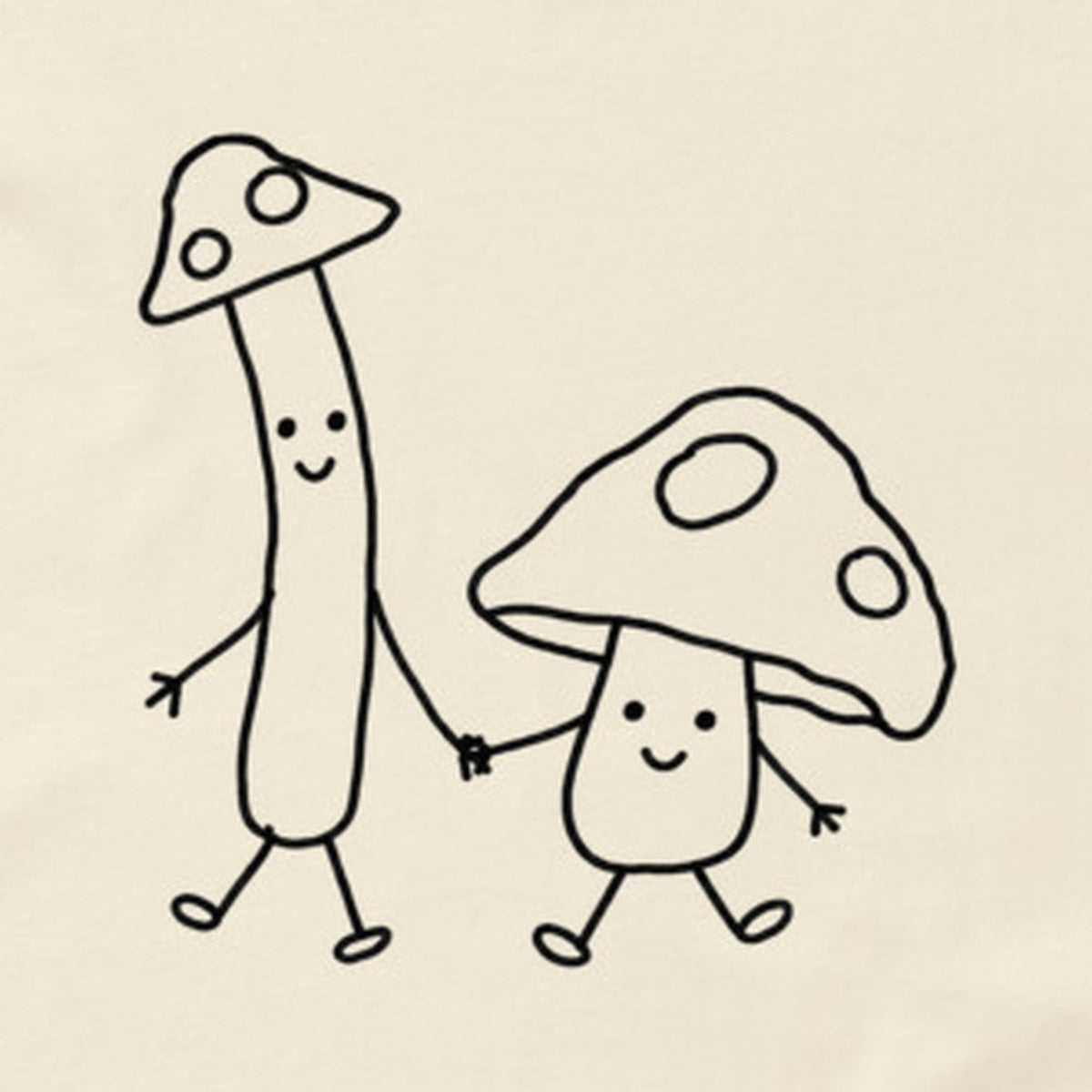 Mushroom Pals Tee detail