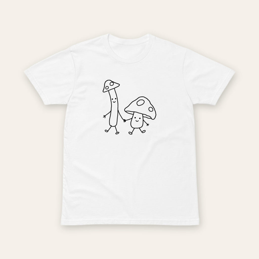 Mushroom Pals Tee white