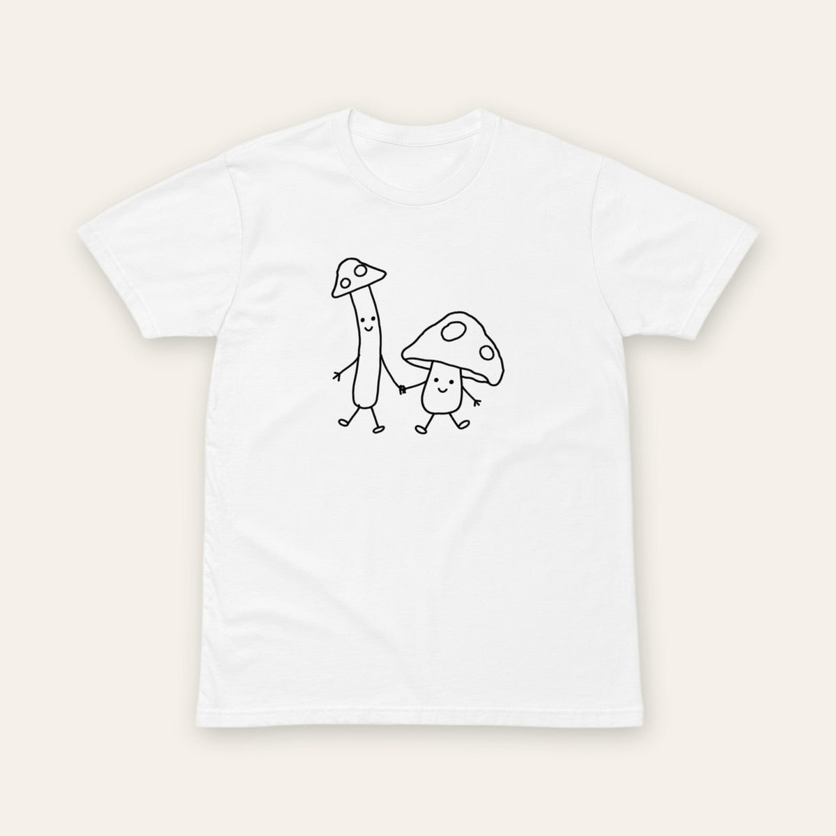 Mushroom Pals Tee white
