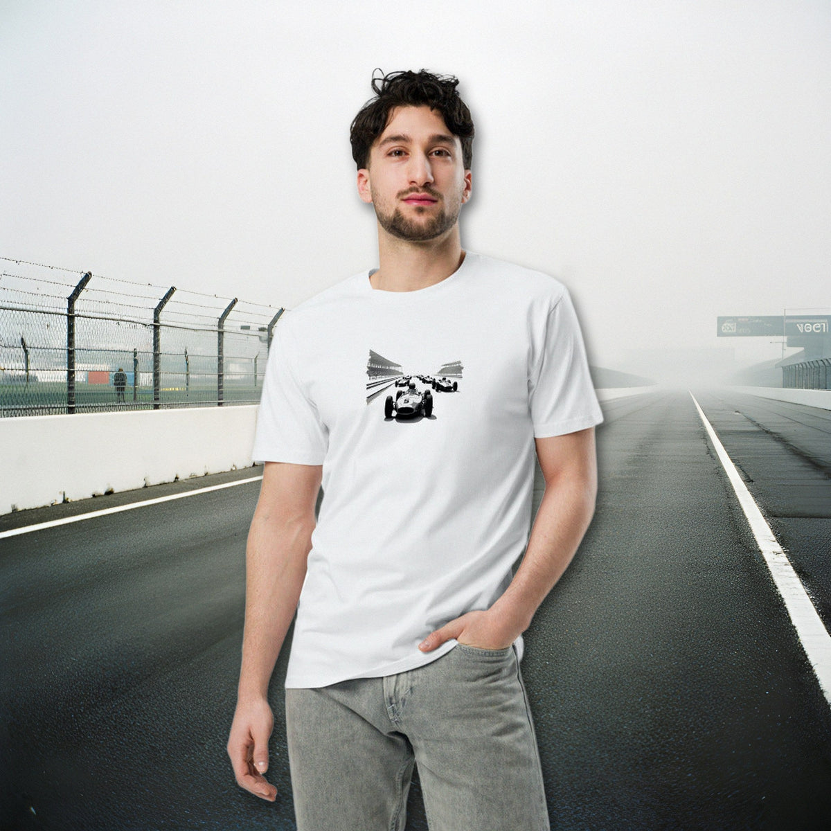 RUNNING START TEE scene pitlane