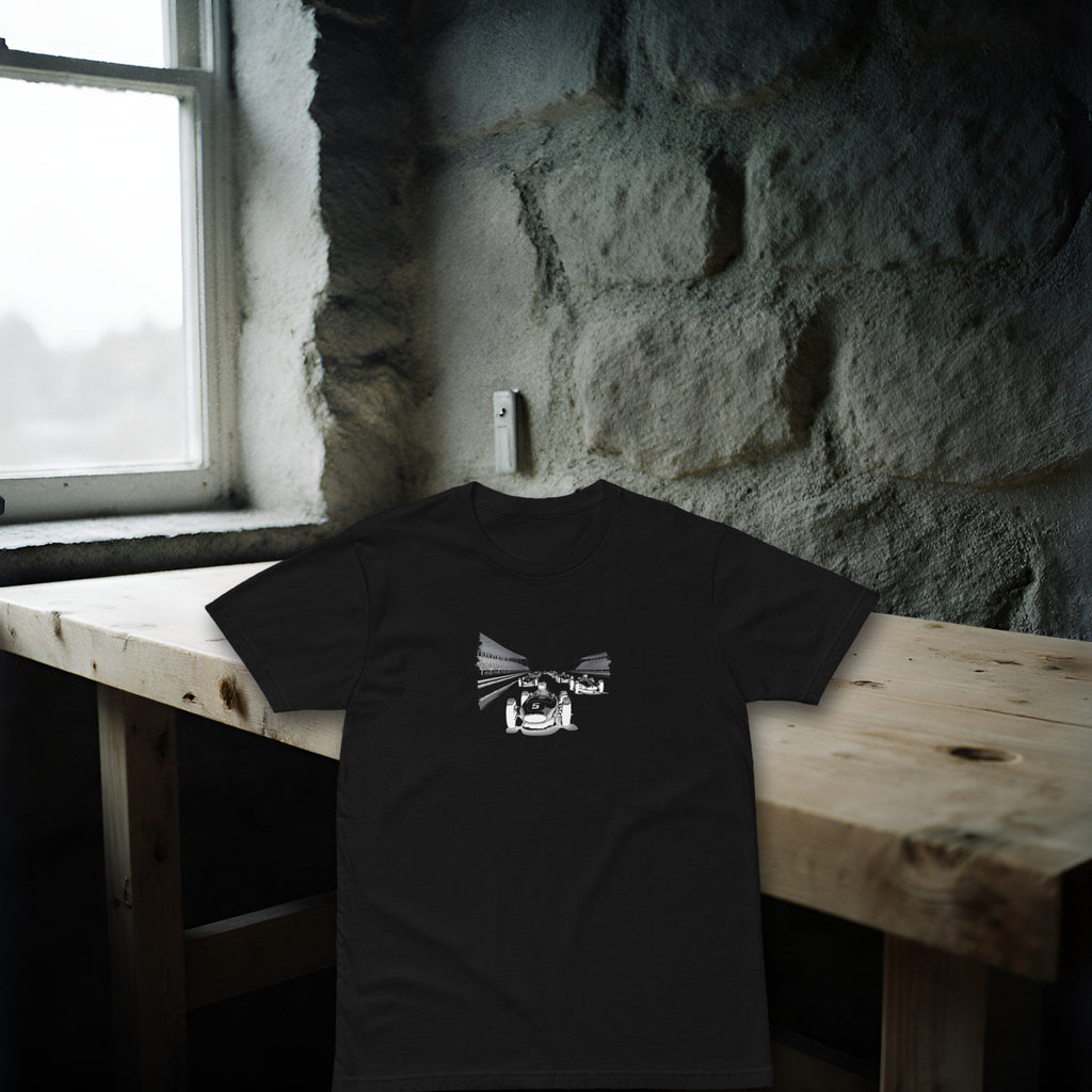 RUNNING START TEE still life