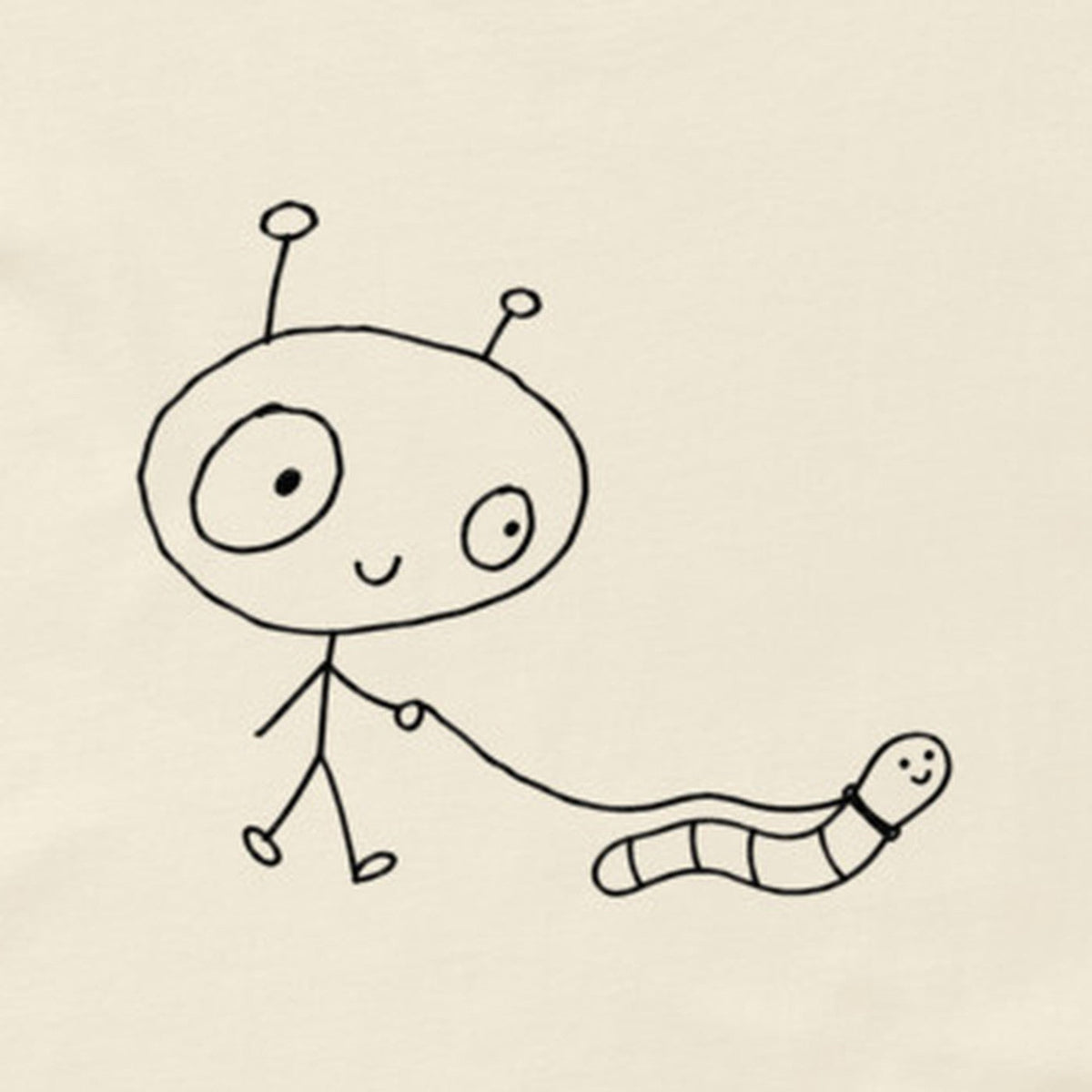 Worm Walk Tee detail