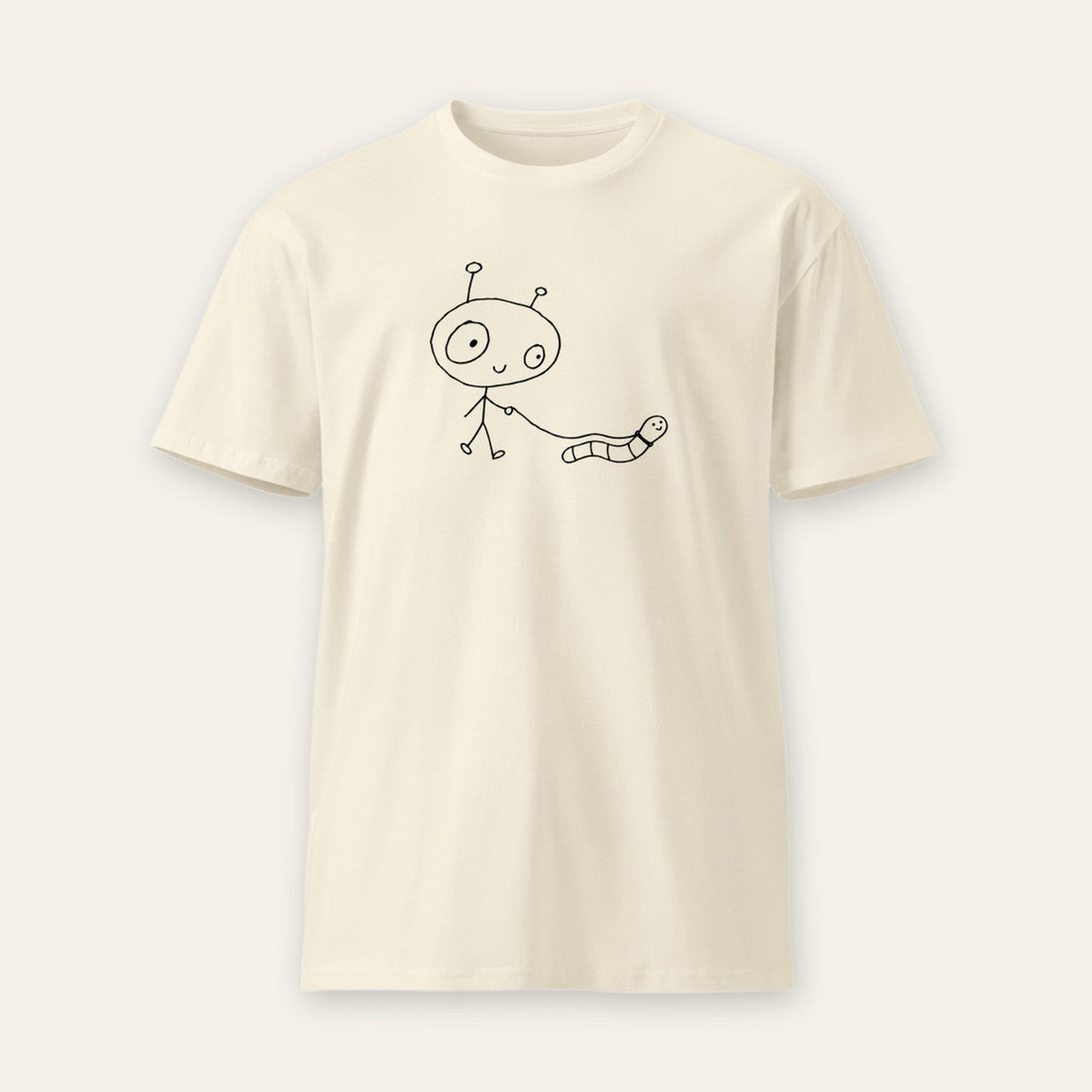 Worm Walk Tee ghost